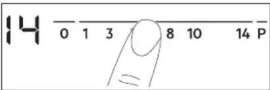 AEG IKB64431XB - Cilësimi i nxehtësisë - 1
