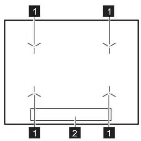 AEG IKB64431XB - Rozlożenie varného povrchu - 1