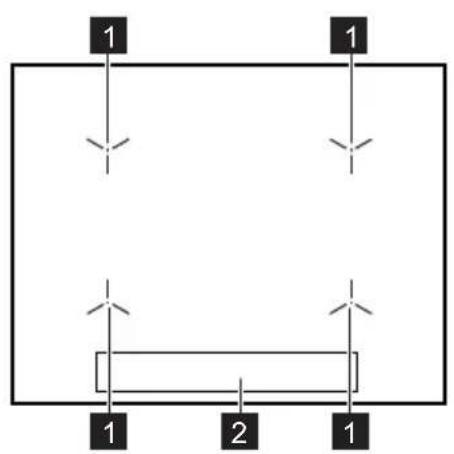 AEG IKB64431XB - Skema e sipërfaques sé gatimit - 1
