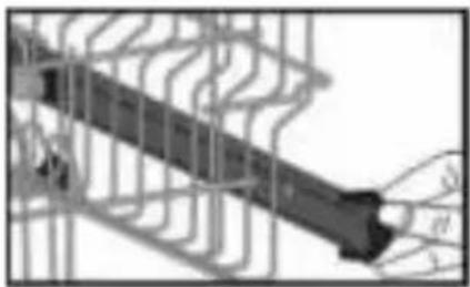 INVENTUM RVW6027AB - ADJUSTING THE HEIGHT OF THE UPPER BASKET - 1