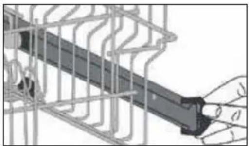 INVENTUM RVW6027AB - DE HOOGTE VAN DE BOVENSTE KORF INSTELLEN - 1