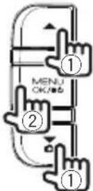 KENWOOD DRV410 - Utilice los botones [▲]/[▼] para seleccionar  y, a continuacion, pulse el boton [MENU/OK]. - 1