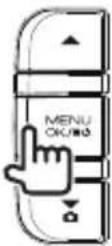 KENWOOD DRV410 - Appuyez sur la touche [MENU/OK]. - 1