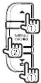 KENWOOD DRV410 - Pulse el botón [MENU/OK]. - 3