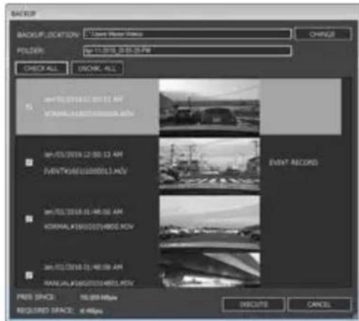KENWOOD DRV410 - Backing Up Files - 1