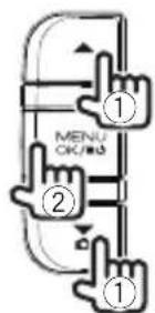 KENWOOD DRV410 - Use the [] / [] buttons to select an item and then press the [MENU/OK] button. - 1