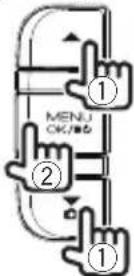 KENWOOD DRV410 - Appuyez sur la touche [MENU/OK]. - 9