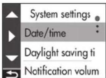 KENWOOD DRV410 - Use the [] / [] buttons to select  and then press the [MENU/OK] button. - 2