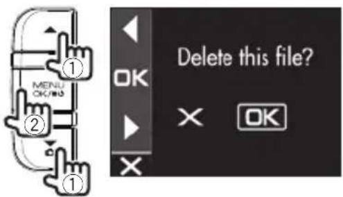 KENWOOD DRV410 - Operation with the Playback Menu - 2