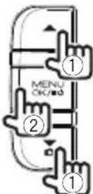 KENWOOD DRV410 - Utilice los botones [▲]/[▼] para selectionar  y, a continuación, pulse el botón [MENU/OK]. - 1