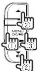KENWOOD DRV410 - Press the [MENU/OK] button. - 13