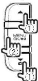 KENWOOD DRV410 - Appuyez sur la touche [MENU/OK]. - 7