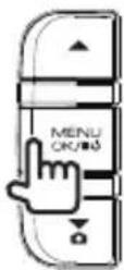 KENWOOD DRV410 - Appuyez sur la touche [MENU/OK]. - 1