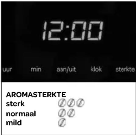 INVENTUM KZ718D - de klok instellen en automatisch koffie zetten programmeren - 1