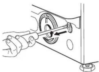 WHIRLPOOL AWG 912 SPRO - SPORTELLO - COME APRIRLO IN CASO DI GUASTO PER ESTRARRE LA BIANCHERIA - 1