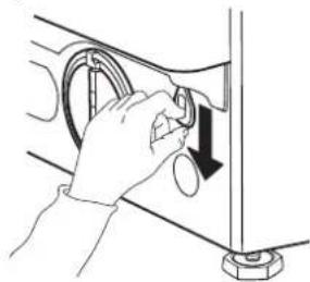 WHIRLPOOL AWG 912 SPRO - DOOR - HOW TO OPEN IT IN CASE OF A FAILURE, TO TAKE OUT YOUR LAUNDRY - 2