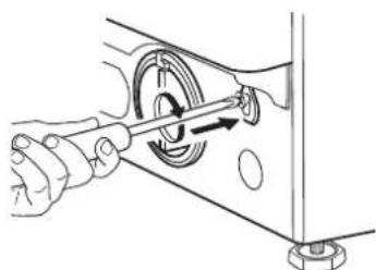 WHIRLPOOL AWG 912 SPRO - SPORTELLO - COME APRIRLO IN CASO DI GUASTO PER ESTRARRE LA BIANCHERIA - 2