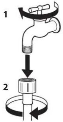 WHIRLPOOL AWG 912 SPRO - REINIGUNG DER FILTERSIEBE IM WASSERZULAUFSCHLAUCH - 1