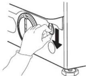 WHIRLPOOL AWG 912 SPRO - SPORTELLO - COME APRIRLO IN CASO DI GUASTO PER ESTRARRE LA BIANCHERIA - 3