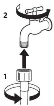 WHIRLPOOL AWG 912 SPRO - REINIGUNG DER FILTERSIEBE IM WASSERZULAUFSCHLAUCH - 6
