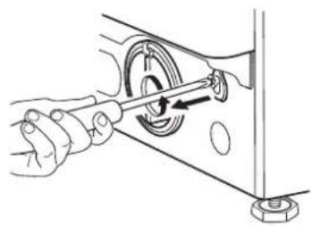 WHIRLPOOL AWG 912 SPRO - Porte - comment l'ouvrir LORS d'une PANNE pour SORTIR votre LINGE - 1