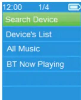 LENCO XEMIO767 BT - Utiliser le menu Bluetooth - 1