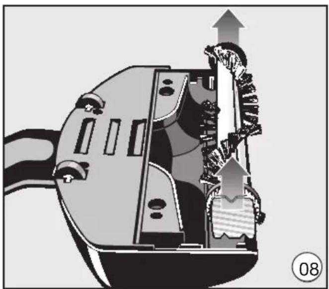 MIELE SEB 2162 - Replacing the mains cable - 3