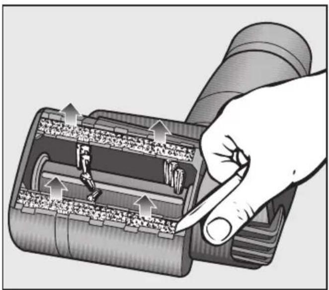 MIELE STB 20 - Changing the thread collector - 3