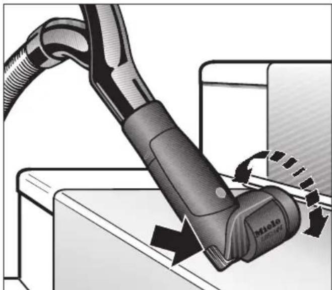 MIELE STB 20 - Using the hand-held Turbobrush - 1