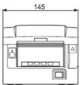 CITIZEN CTS851II - Vistas externas y dimensiones - 5