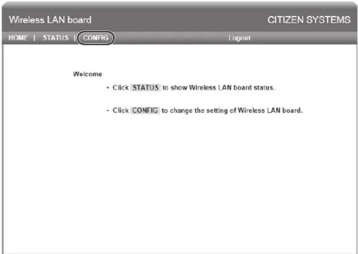 CITIZEN CTS851II - HOME-Bildschirm - 1