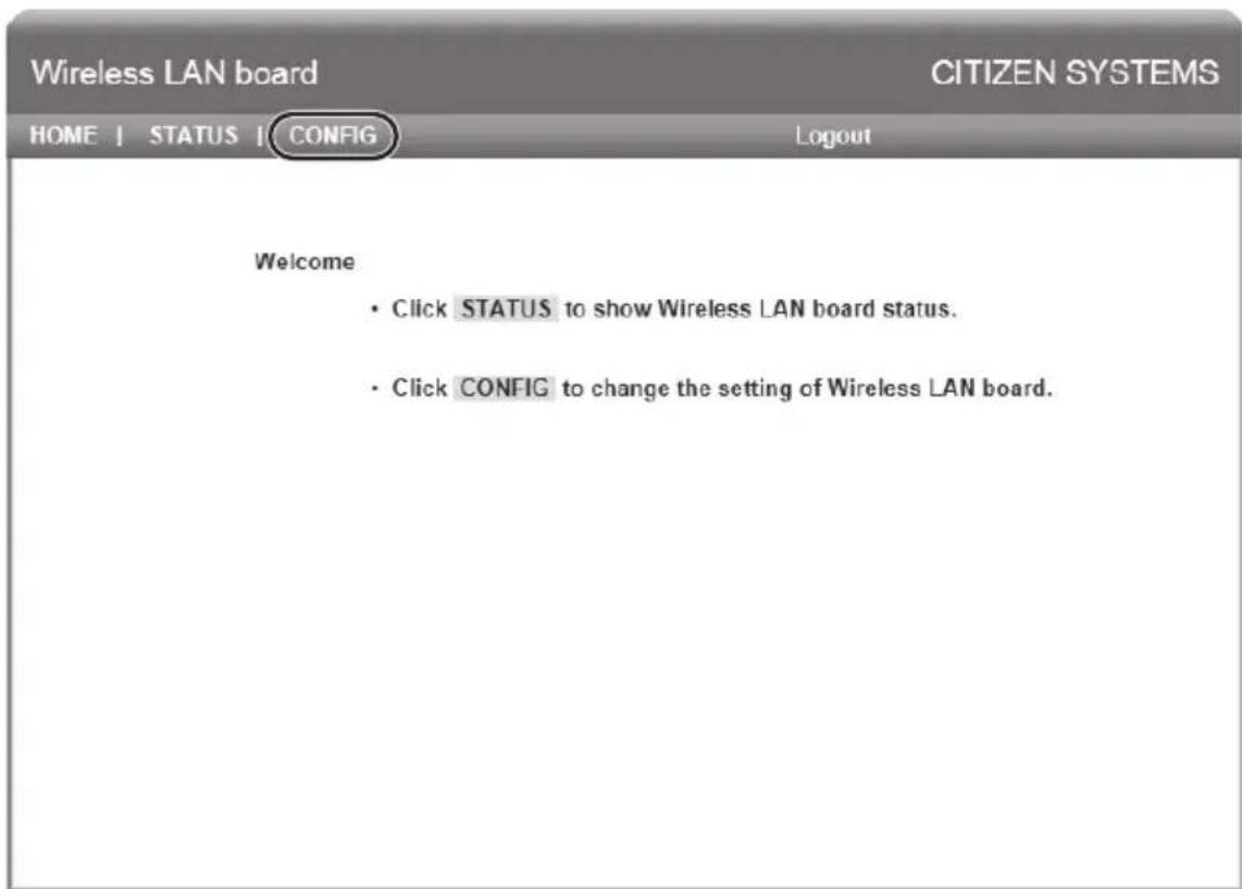 CITIZEN CTS851II - HOME Screen - 1