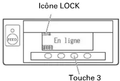 CITIZEN CTS851II - Fonction verrouillage des touches - 1