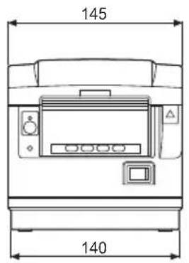 CITIZEN CTS851II - Vistas externas y dimensiones - 2