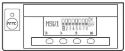 CITIZEN CTS851II - Mode de réglage de commutateur DIP virtuel - 1