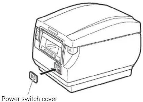CITIZEN CTS851II - Attaching the Power Switch Cover - 1