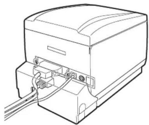 CITIZEN CTS851II - Fixation du capot d'interface - 2