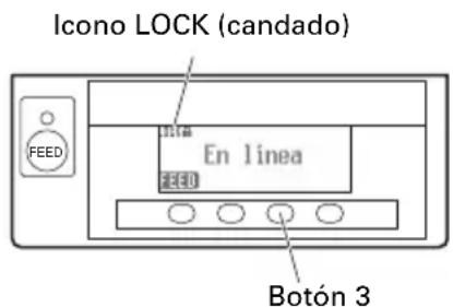 CITIZEN CTS851II - Función de bloqueo de las teclas - 1