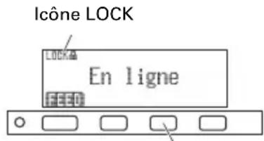 CITIZEN CTS801II - Fonction verrouillage des touches - 1
