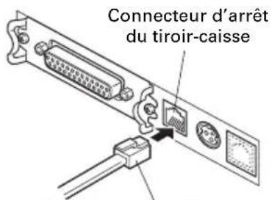 CITIZEN CTS801II - Branchement du tiroir-caisse - 1
