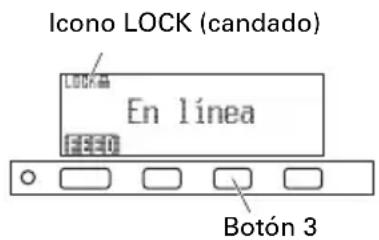 CITIZEN CTS801II - Función de bloqueo de las teclas - 1
