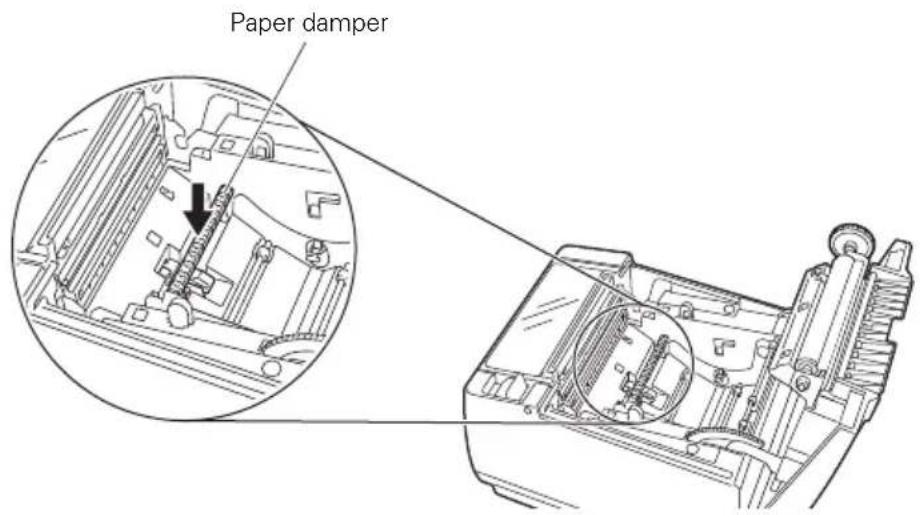 CITIZEN CTS801II - To load label paper - 1