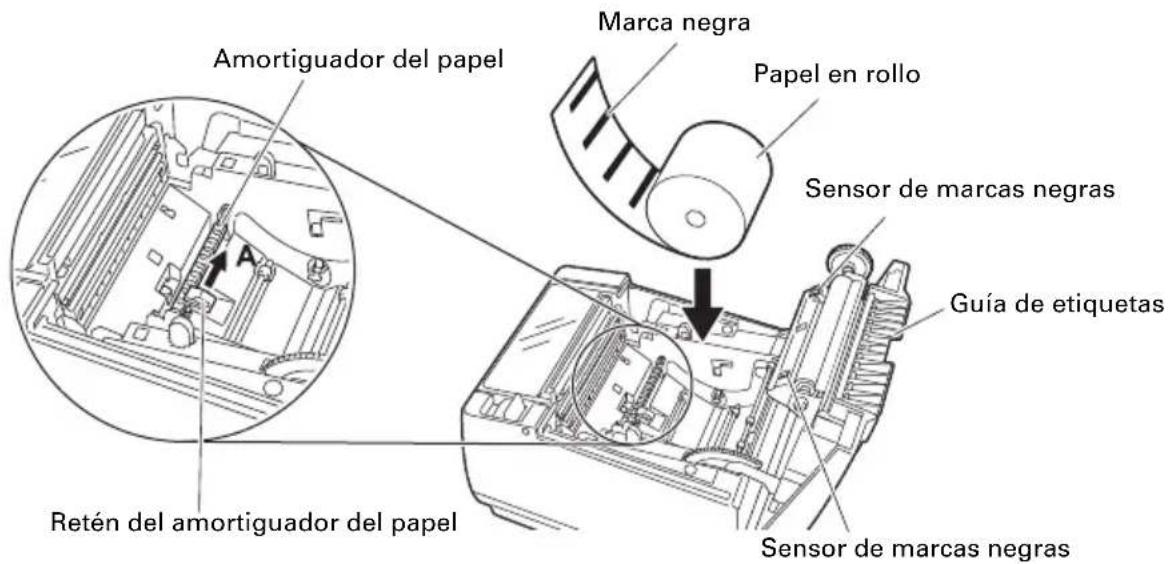 CITIZEN CTS801II - Para cargar papel con marca negra - 1