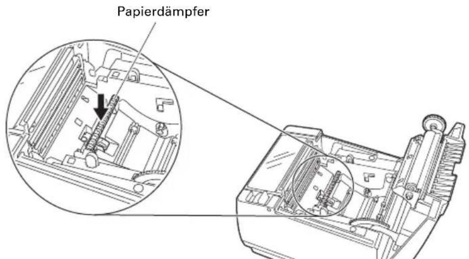 CITIZEN CTS801II - Eitikettenpapier einlegen - 1