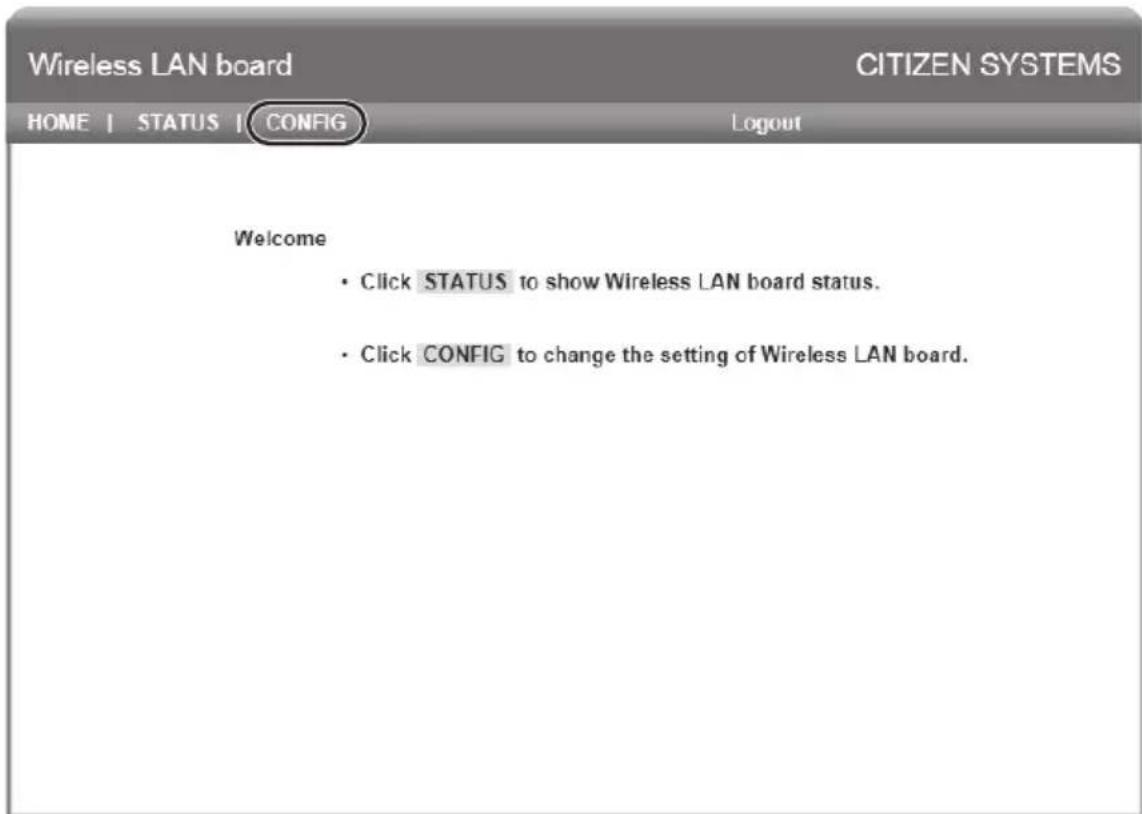 CITIZEN CTS801II - Écran HOME - 1