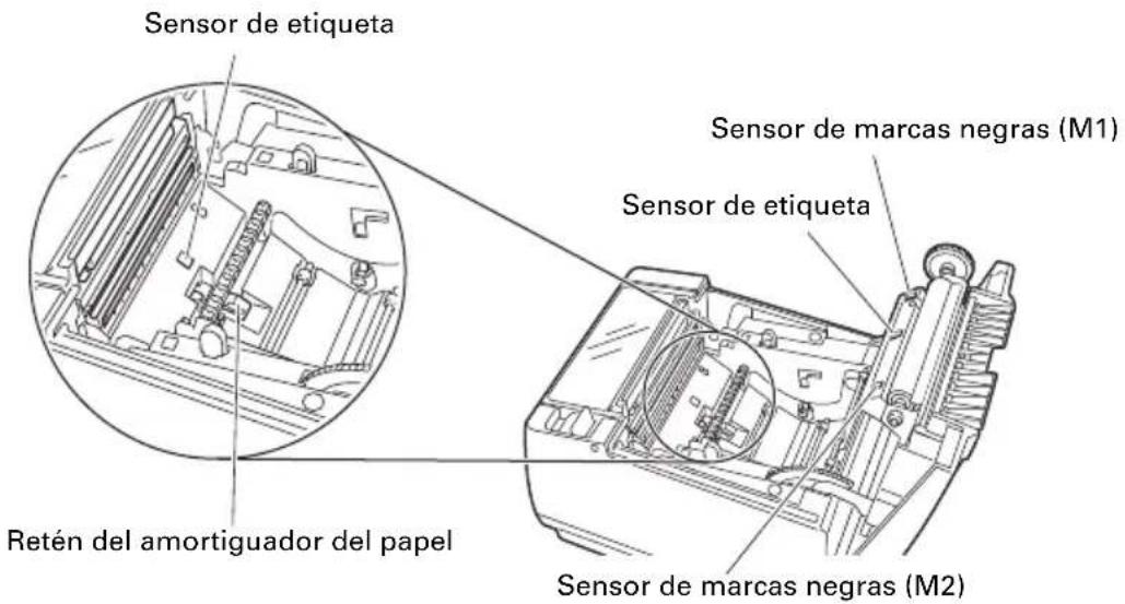 CITIZEN CTS801II - Interior de la tapa del papel - 4