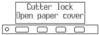CITIZEN CTS801II - Clearing a Cutter Lock (1) - 1