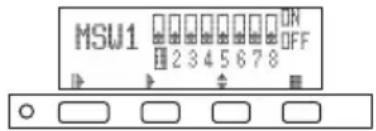 CITIZEN CTS801II - Modo de configuración de los interruptores DIP virtuales - 1