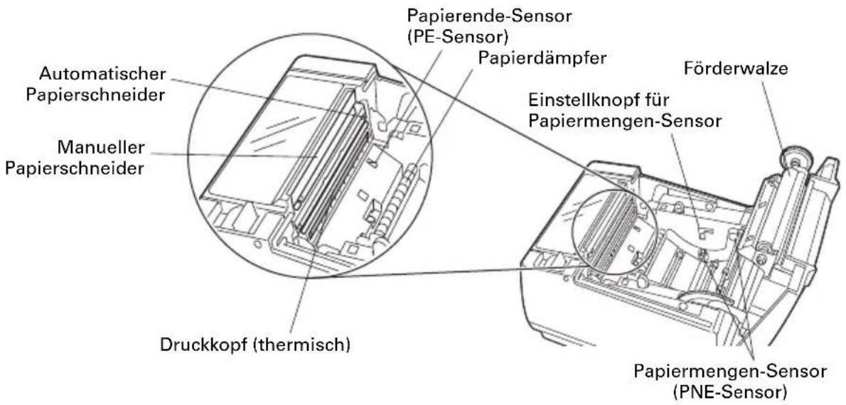 CITIZEN CTS801II - Unter der Papierabdeckung - 1