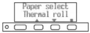 CITIZEN CTS801II - Selecting a Paper Type - 3